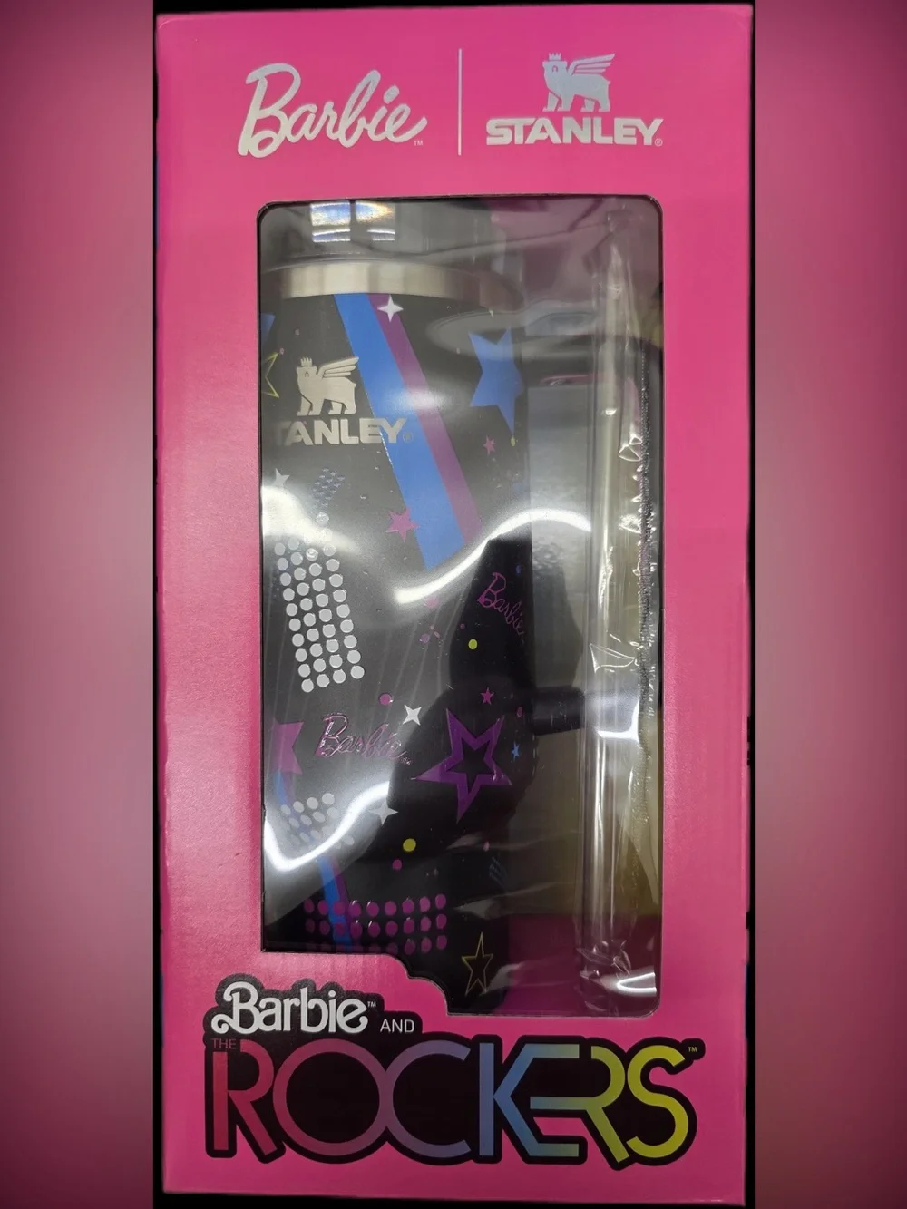 Stanley x Barbie Stanley x Barbie '80s Rockers Quencher 40oz nwt rare - Picture 3 of 3
